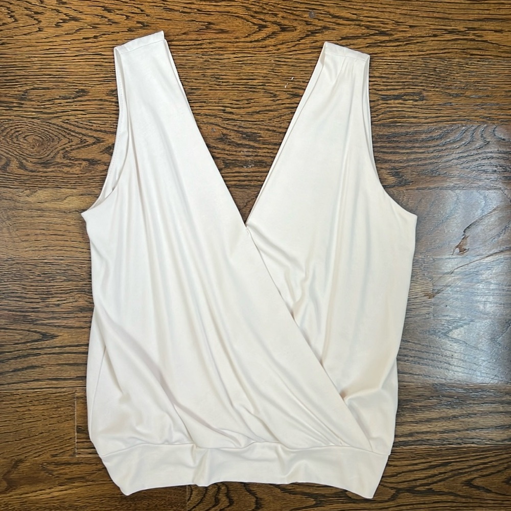 Veronica M Cream Tank Top Size X-Small